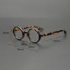 Vazrobe Kleine Ronde Brillen Mannen Dikke Acetaat Schildpad Glazen Frame Man Nerd Vintage Eyewear Bril voor recept 3xz4