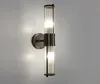 Lâmpada de vidro americana moderna de vidro cobre / preto LED interno para quarto sala de estar corredor luz casa decoração iluminação