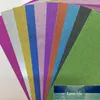 10 stks / partij A4 Glitter Bladen Papier DIY Dikke Decorating Zelfklevende Ambachten Decoratieve Papier Festival Handgemaakte Gift Magic Tricks Factory Prijs Expert