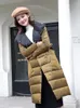 Qiaoduo Duck Down Jacket Women Winter Long Thick Double Sided Plaid Coat Female Plus Size Warm Parka For Slim Clothes 211013