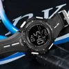 Smael Marka Wojskowy Sport Wrist Watch Moda Męskie Wodoodporne Cyfrowe Zegarek Mężczyźni Data Chronograph Mężczyzna Zegar Relogio Masculino X0524