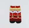 2021 nuevas mujeres invierno cálido Navidad cálido algodón suave lindo Santa Claus ciervo calcetines Navidad calcetines