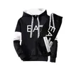 Men's Tracksuit Luxury Set Casual Hoodies Sweatshirt and Sweatpants Print Jogging Sports Suit S-3XL 220216