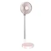 Folding Telescopic Shaking Head USB Fan Mobiltelefon Smart Remote Control Outdoor Home Floor Desktop Laddningsfläktar