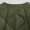 Damesjassen Vrouw Elegant ArmyGreen Lange mouw Vleet met één borsten 2022 Autumn Fashion Female O Nek Dames Casual Solid Outsars