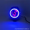 Motorfiets LED Koplamp Driving Moto Spotlight W / Switch Mini U7 Fog Spot Head Light Angel Eye Devil Eye Decoratieve lamp