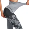 Mode Camouflage Sport Leggings Kvinnor Hollow Out Gym Yoga byxor Seamless Fitness Stretchy Deportiva Pantalones Mujer 210514