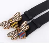 Mode Business Ceinture style design ceinture hommes femmes riem boucle d'or noir pas avec boîte comme cadeau 5v9a9