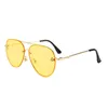 2022 Brand design Sunglasses women men designer Good Quality Fashion metal Oversized sun glasses vintage female male UV400