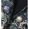 Женское платье трапециевидной формы с цветным лоскутным принтом и бантом, воротник Питер Пэн, короткий рукав, приталенный крой, модное летнее платье 7E0096 210421