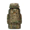 80L Wasserdichter Molle Camo Taktischer Rucksack Militär Armee Wandern Camping Rucksack Reiserucksack Outdoor Sport Klettern Tasche Y0803