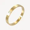 2021 Stainless Steel Love Bracelets For woman 18k Gold Plated Bangles Women Men Screw Screwdriver Bracelet Couple Accessories With Jewelry Pouches Wholesale