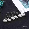 Hair Clips & Barrettes Fashion Wedding Bridal U-shape Hairpin Sweet Gypsophila Fake Pearl Accessories Handmade Jewelry For Women Co