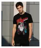 Różowy Paradise Plein Koszulki Marka Designer Rhinestone Czaszki Mężczyźni T Koszulki Klasyczna Wysokiej Jakości Hip Hop Streetwear Tshirt Casual Top Tees FHZW591003