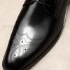 Мужчины ручной работы натуральные кожаные одежды Обувь высокого качества Итальянский дизайн черный кофе цвет ручной полированной квадратной головки свадебные туфли