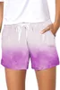 Pantaloncini da donna estivi taglie forti larghi da donna Tie Dye vita alta con coulisse abbigliamento da strada femminile mini pantaloni sportivi da jogging casual