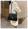 Women's Small Black Bag Fashion Handbag Travel Brand Women Single Shoulder s Slant Cross Simple Designer Large Capacity