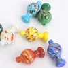 Bolla di vetro a puntini colorata Carb Cap Ball Accessori per fumatori Strumenti per quarzo Thermal P Banger Nails Bong Narghilè Dab Oil Rigs