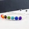 Kralen strengen 7 chakra charms rock armbanden voor mannen diffuser keten etnische handgemaakte knoop touw boeddha yoga paryer sieraden geschenken fawn22