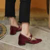 ハイヒールシープスキンインソールファッションカジュアル女性ヒールシューズストリート歩く靴のベーシックシューズ210611
