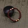 Brins colorés simples pour hommes, nouveaux Bracelets de perles en bois naturel à la mode, bijoux Hip Hop, vente en gros