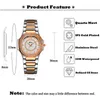 MISS-Vendeur Montre Femmes Uhr Rose Gold Mode Casual Dames Montres-bracelets Xfcs Drop Quartz Montre-bracelet 210616