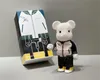 Hot 400 ٪ 28 سم Bearbrick Sacai راتنجات الفخامة من اللباس الدب دب TOY TOUY لهواة الجمع