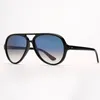 Plank Piloot Zonnebril Mode Vrouw Man Sun Glazen Herengradiëntlenzen Des Lunettes de Soleil met Leather Brown Case3480725