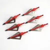 6pcs Polowanie 100 strzałek ziarna głowicy Broadheads z 3 stałymi ostrzami łuczniczymi punktem końcówki strzałki dla związków lub kuszu 9485415