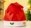 Sombreros navideños Gorra Sombrero de Papá Noel Elk Navidad para niños adultos Año nuevo Accesorios festivos para fiestas