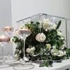 Party Decoration 10PCS Clear Acrylic Stand Cake Wedding Table Centerpiece Display Case Shelf Flower Rack Crystal Riser