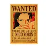 Autocollants muraux One Piece Classic Anime vintage Affiche Luffy Zoro Wanted Room Decor Art Kraft Paper6193678