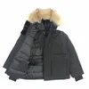 Inverno all'aperto Casual Moda per bambini piumino abbigliamento anatra bianca antivento parker lungo colletto in pelle berretto caldo vera pelliccia di lupo elegante cappotto classico Parka per bambini