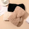 Haarklemmen Barrettes verkopen winter weelderige teddy fluwelen leuke bont hoofdband zachte kruis warm voor vrouw meisjes