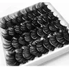 Handmad Reusable Curly False Eyelashes Soft Light Natural Long Thick 18 Pairs Fake Lashes Set Full Strip Lash Makeup For Eyes 10 Models Available DHL Free