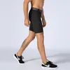 Gloednieuwe Fitness Mens Sportkleding Gym Scessing Secury Pocket Shorts Sneldrogende korte broek Atletische panty korte bodems 210421