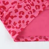 Kvinntankar Camis Summer Leopard Print Tops 90 -tals Streetwear Crop Pink eller Blue Boodycon Women Sexig Tank Top Gothic 2022