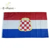 Kroatische Republik Herzeg-Bosnien 3 * 5ft (90cm * 150 cm) Polyester-Flaggen Banner Niederlande Dekoration Fliegen Hausgarten Festliche Geschenke