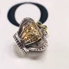 Autentyczne Pandora Dwa-Tone Regal Crown Charm Fit Europejski Styl Luźne Koraliki Do Bransoletki Dokonywanie DIY Jewelry 799340C00