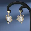 Sieraden oorbellen charme diamanten gouden oor cupreous vergulde gepersonaliseerde hanger stijlvolle oorbellen