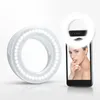 Beleuchtung 40 LED Tragbare Licht Nacht Clip-on Handy Selfie Ring USB Aufladen Make-Up Lampe Für Alle schönheit Füllen Licht