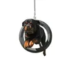 Decorazioni interne Animali carini Ornamenti per auto Cane Uccello Giraffa Accessori pendenti Specchio Retrovisore automatico Regalo Decorazione Birt Q0V1