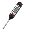 new Stainless Steel BBQ Meat Thermometer Kitchen Digital Cooking Food Probe Hangable Electronic Barbecue Household Temperature Detector EWF7