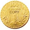 Frankreich 100 Francs 1929 - 1936 6 Stück Datum für die Auswahl Basteln vergoldet Kopieren Dekorieren Münzornamente Replikmünzen Heimdekorationszubehör