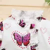 Babymeisje Sweet Butterfly Jumpsuits 210528