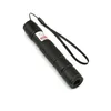 RX2 650nm Svart Justerbar fokus Röd laserpekare Pen Beam Ljus Vattentät med batterier Laddare