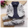 Lente en herfst 2 stks Babyjongen Gentleman Sets voor Toddler Boys Clothing's 210528