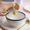 Köksredskap Ägg Vit Separator Keramik Chick Utseende Bakning Tillbehör Ägg Snabbkokande Gadgets 210423