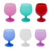 Кухня для алкоголя, обеденная балка Главная сад прибыть красочные моды нерушимые чистые резиновые стекла Sile Cup бокал очки Drop доставку 2021