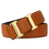 Belt designer mens High Quality Genuine many Color optional fashion Cowhide letter Belt for Womens Belts 34mm with big box